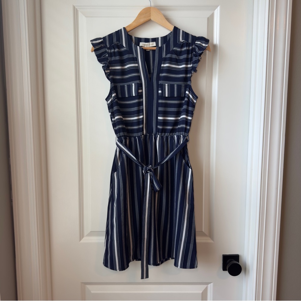 MONEAU Casual Sleeveless Midi Dress